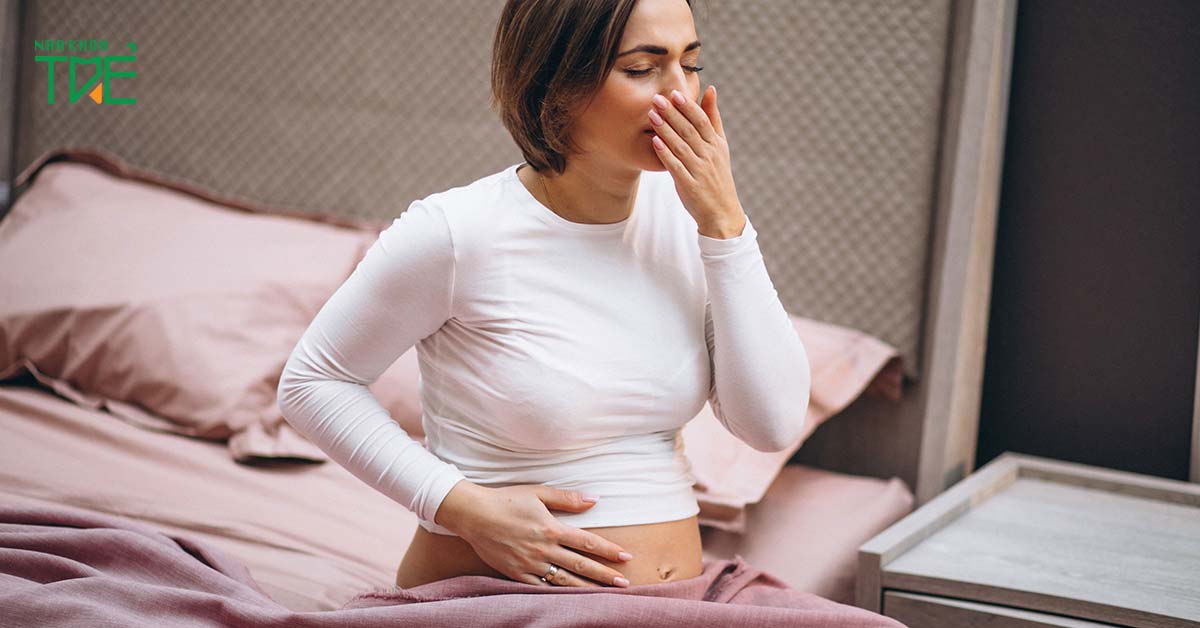 Bà bầu bị nghén có thể tạo áp lực lên khớp thái dương hàm