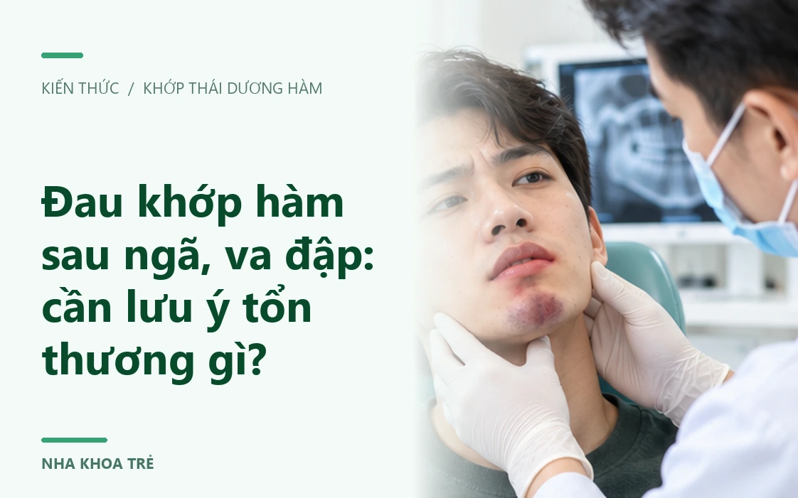 Hình minh họa vùng hàm, cơ nhai và khớp thái dương hàm