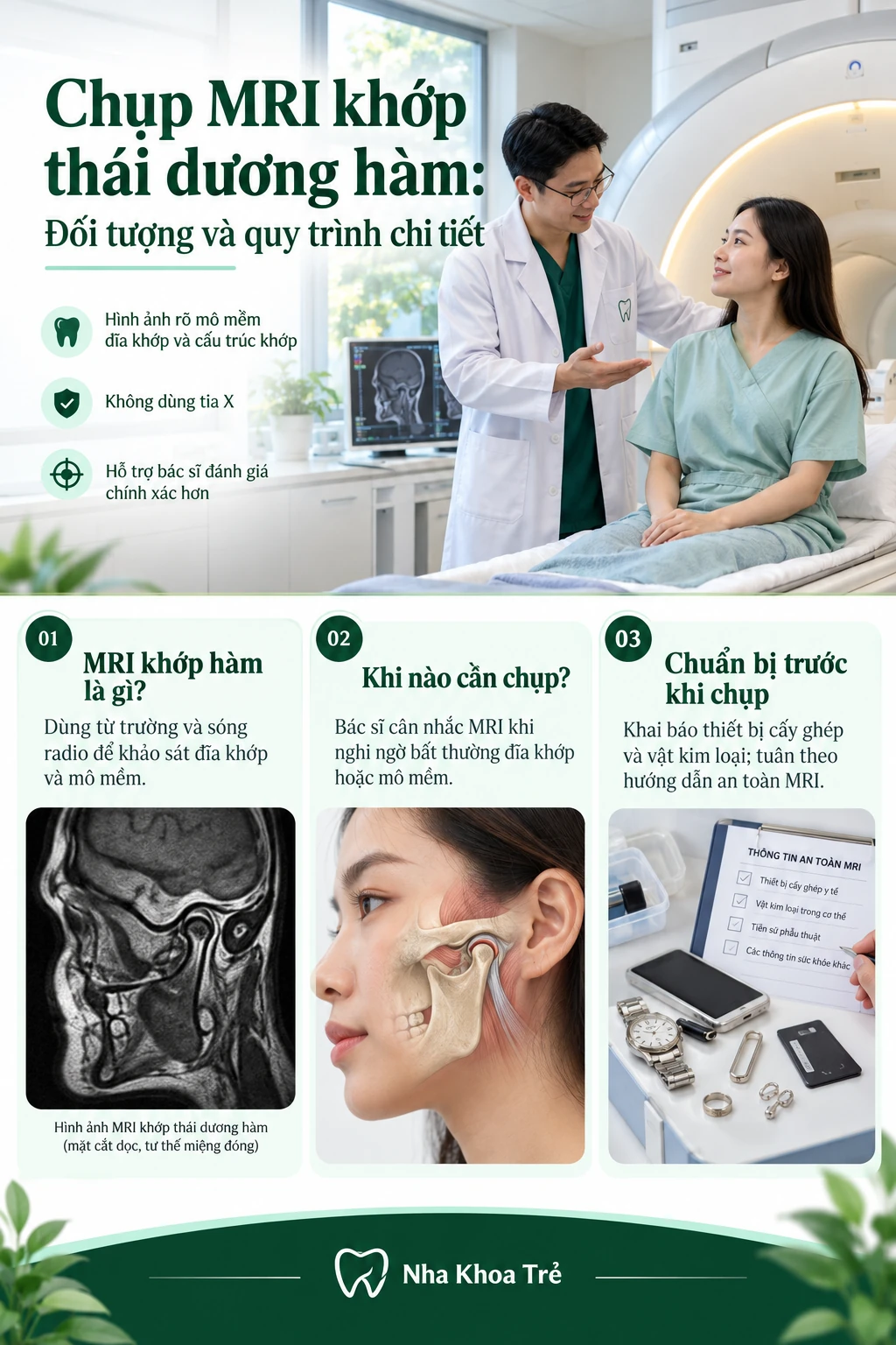 Chụp MRI khớp thái dương hàm: Đối tượng và quy trình chi tiết