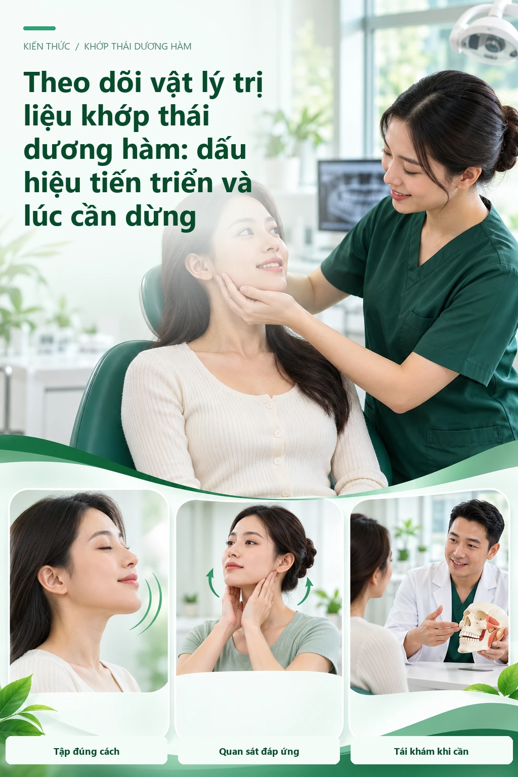 Hình minh họa vùng hàm, cơ nhai và khớp thái dương hàm