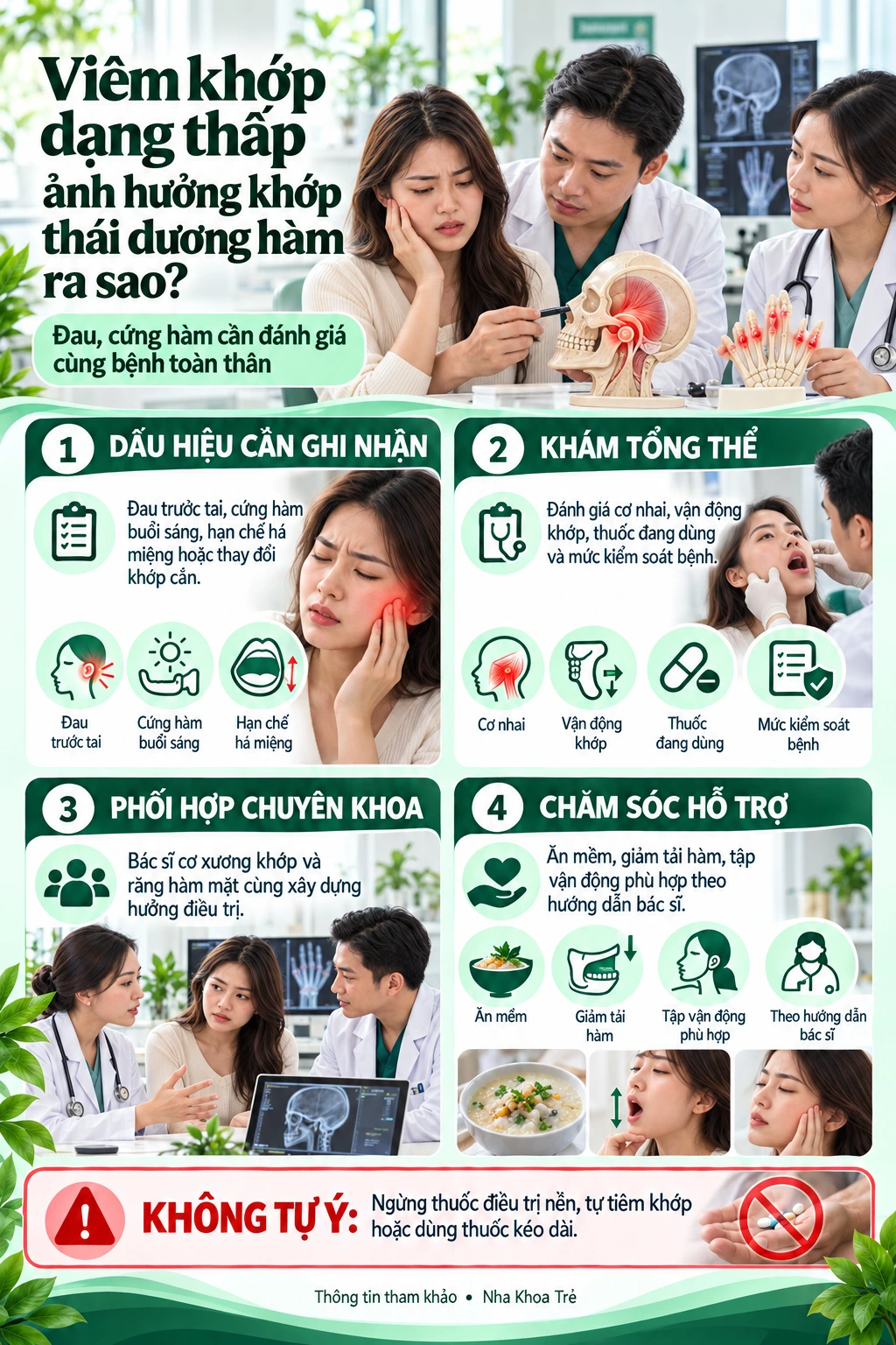 Hình minh họa vùng hàm, cơ nhai và khớp thái dương hàm